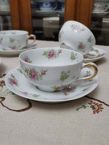 Dúos Para Té Porcelana Limoges X6