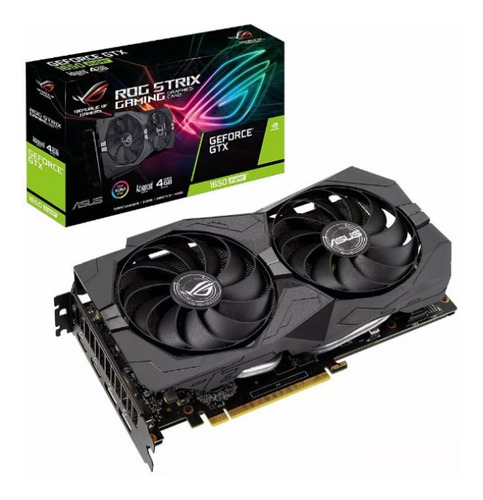 Placa de video Nvidia Asus  ROG Strix GeForce GTX 16 Series GTX 1650 SUPER ROG-STRIX-GTX1650S-A4G-GAMING Advanced Edition 4GB