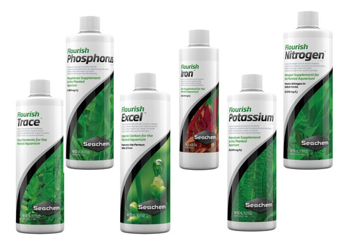 Kit Flourish Excel Potasio Fósforo Nitrógeno Para Plantas 