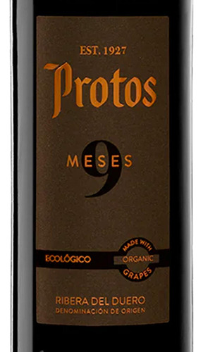 Pack De 4 Vino Tinto Protos 9 Meses Orgánico 750 Ml