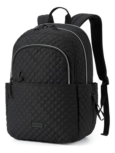 Bagsmart Travel Laptop Backpack, Quilted Work Bookbag Se Ada