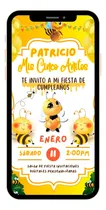 Comprar Invitación Digital Abejita Chiquitita - Miranda Digital