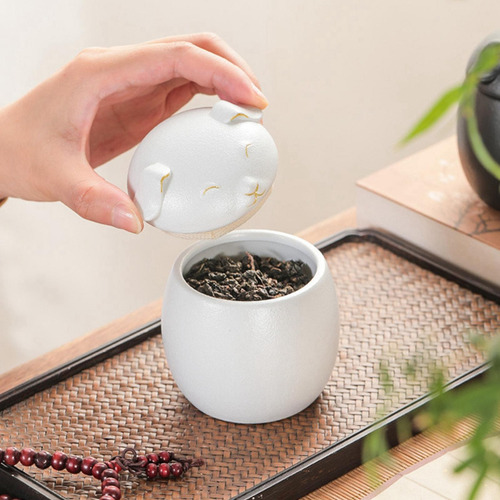Bote De Té Con Tapa Sellada Especias Café Azúcar