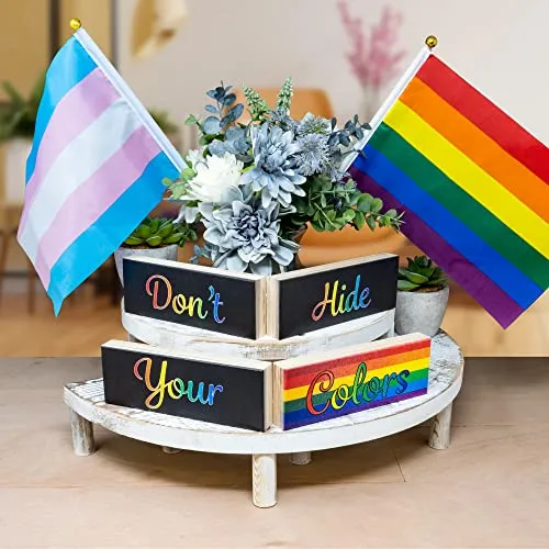 Regalos Lgbt, No Escondas Tus Colores, Conjunto De 4 Bl...
