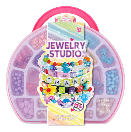 Set Bijou Mega Baby Valija Portatil Crear Pulseras Collares