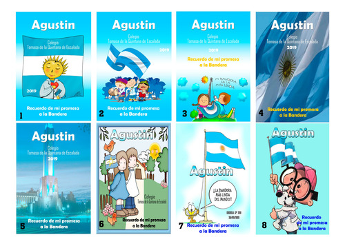 Anotador+ Birome +diploma De Regalo Promesa Bandera X 50 Uni