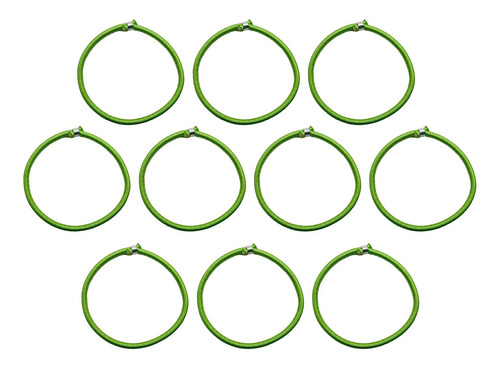 10x Trampolim Corda Elástica Acessórios De Trampolim Verde