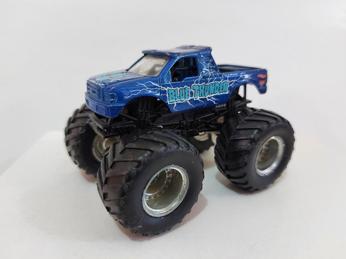 Vehículo Hot Wheels Monster Truck Blue Thunder Azul
