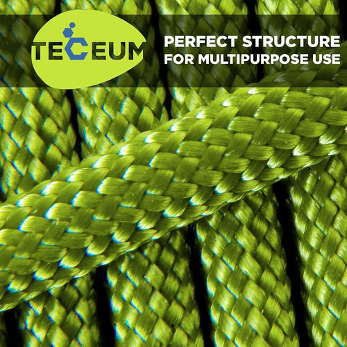 Cuerda Paracord Teceum, 305 Metros, Para Supervivencia Y Cam