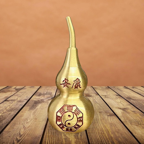 2 Escultura De Calabaza De Latón Hecha A Mano Para Una