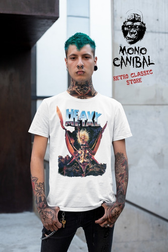 Camiseta Cine Clasico Heavy Metal Movie 1981 Unisex