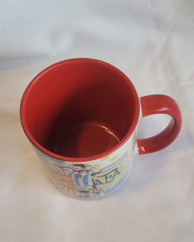 Taza Lionel Messi Tazas Sublimadas Rojo Lionel Messi