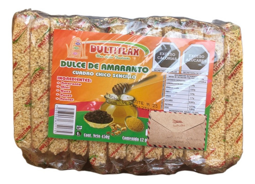 96 Barras Alegrías Amaranto Con Miel Dulce Mexicano