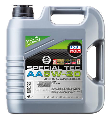 Aceite De Motor Special Tec Aa 5w20 Liqui Moly 4lts