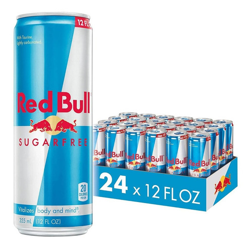 Imagen 1 de 6 de Red Bull Energy Drink 12 Fl Oz (paquete De 24)