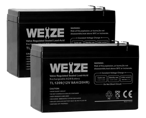 Batería De 12v 9ah, Batería De Plomo Ácido Sellada T...