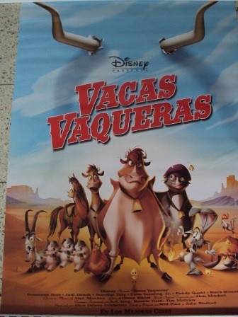 Poster Original De La Pelicula Vacas Vaqueras (disney)