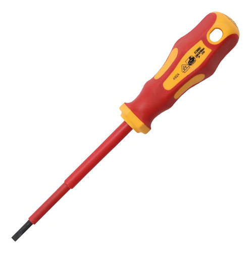 Desarmador Aislado Vde Plano 4 Mm| Largo 100 Mm | Bgs 4924
