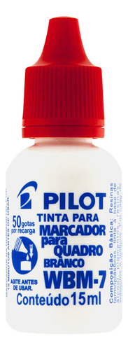 Kit Tinta Refil Marcador Quadro Branco Pilot Wbm-7 3 Cores