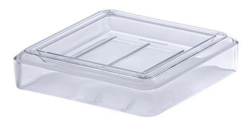 Jogo Banheiro Acrílico 4 Peças Lavabo Transparente Paramount