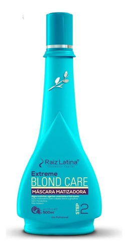 Máscara Matizadora Extreme Blond Care Raiz Latina 500ml