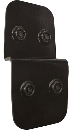 Nuvo Iron P2b7 - Poste De Acero Galvanizado Negro De 6 Pulga