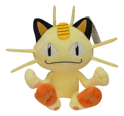 Peluche De Peluche Meowth For Sentarse Con Dibujos Animados
