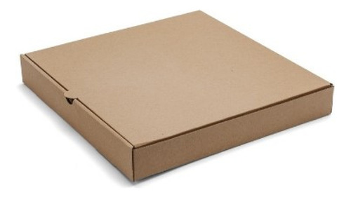 Caja De Carton Marron Para Pizza 32x32 Cm.