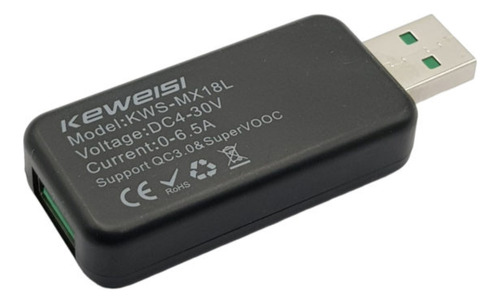 Tester Usb A Voltimetro Amperimetro Medidor Analizador Carga