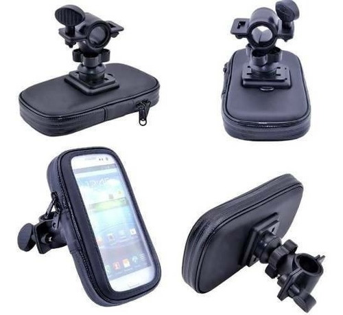 Suporte Para Celular Moto Bicicleta Guidão 5 Motoboy P.agua