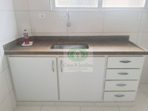 Imagem 14 de 18 de Apartamento 2 Dormitórios - Prédio C/ Elevador, Frente E Vista Livre, Garagem Demarcada - R$ 2.100, - Campo Grande - Santos - Ap6617