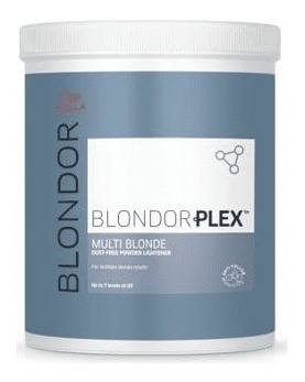 Imagem 2 de 2 de Pó Descolorante Wella Blondor Plex Nº1 Multi Blonde 800grs.
