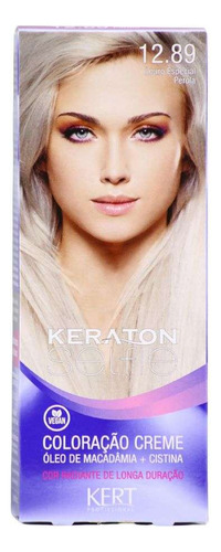 Tinta Para Cabelo Selfie Kert 12.89 Loiro Especial Pérola 12.89 Loiro Especial Pérola