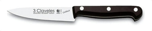 Cuchillo De Cocina Chef Oficio 10cm Acero 3 Claveles 1151 Color Negro