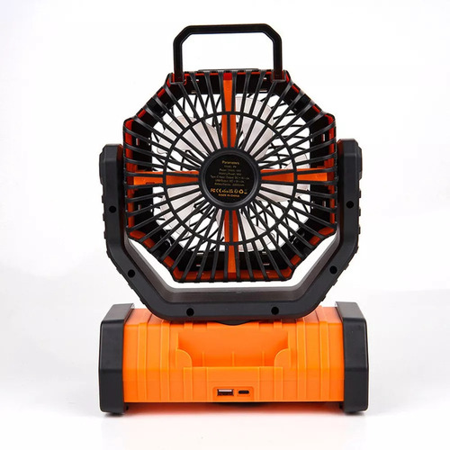 Ventilador De Camping Recargable De 20000 Mah Con Luz Led,