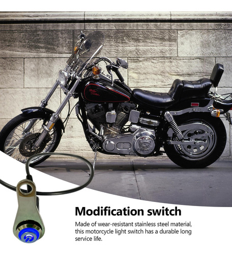 Interruptor Led De Luz Antiniebla Para Motocicleta Botón De