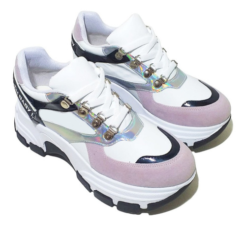 Imagen 1 de 6 de Zapatillas Damon Blanco/lila