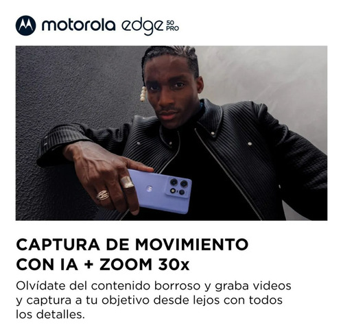 Motorola Moto Edge 50 Pro 5g 12gb Ram 512gb Dual Sim Con Accesorios Cargador Completo Y Funda Nfc Nuevos Qualcomm Snapdragon 7 Gen 3 Octa-core Negro