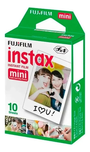 Filme Instax 10 Fotos Mini 9, 10, 11 Fujifilm Instantânea