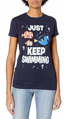 Camiseta Gráfica Disney Pixar Juniors Just Swimming, Azul Ma