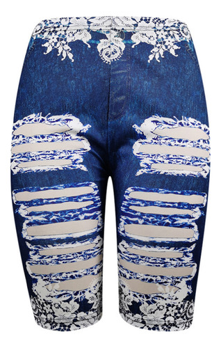 Leggings Deportivos Con Estampado De Temperamento, Talla Gra