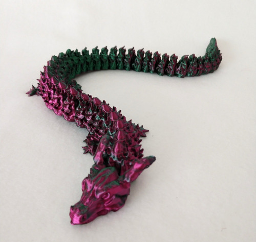 Dragon Articulado Estilo Medieval Para El Cabello En 3d