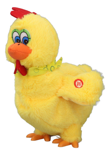 Peluche Electrónico De Pollo Para Poner 3 Huevos, Música Par