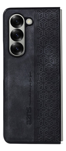 ~ For Samsung Galaxy Z Fold6 Slim Pu Leather Matte Hard Case