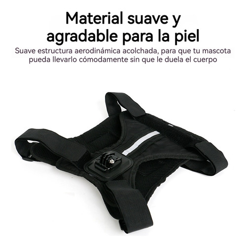 Cámara Deportiva Gopro Compatible Con Arnés Para Perros