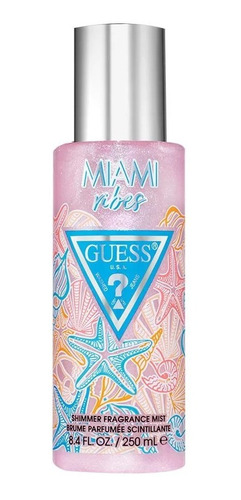 Body Mist Guess Miami Vibes Shimmer 250ml Mujer-100%original