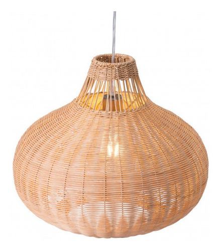 Imagen 1 de 12 de Lampara De Techo Vincent Bambu Këssa Muebles
