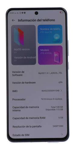 Imagen 2 de 6 de Telefono Zte Axon 30