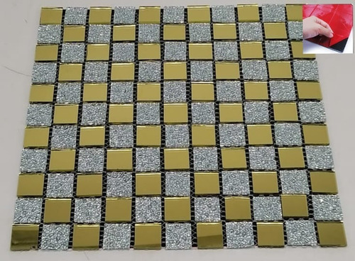 Mosaico Adhesivo, Efecto Espejo 