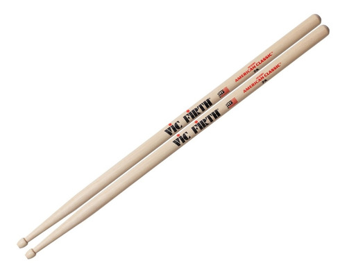 Baquetas Vic Firth American Classic 7a Natural Punta Madera